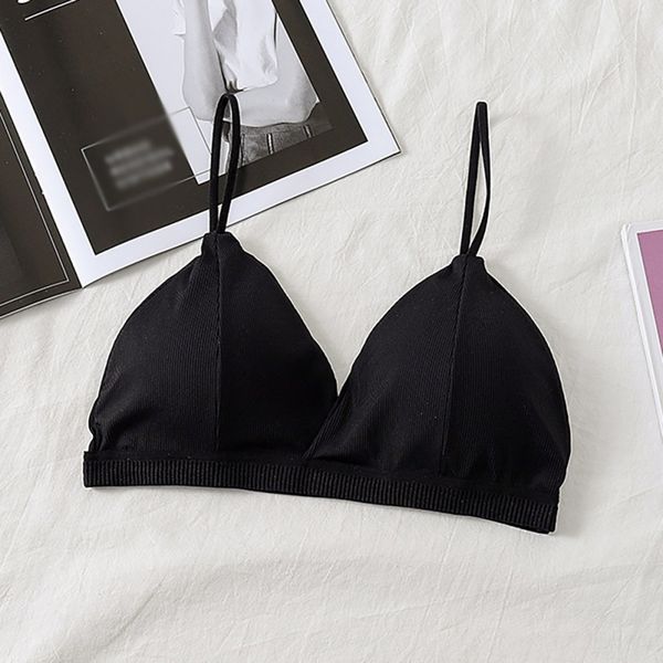 

summer cotton tube women bras liongeries seamless wire bras underwear, Red;black