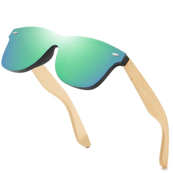 

sunglasses wood men women square bamboo for mirror sun glasses oversize retro de sol masculino handmade, White;black