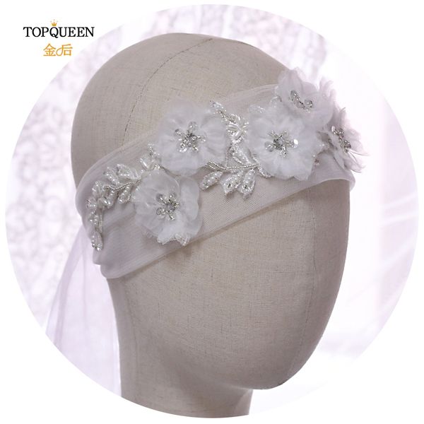 

ueen ws249 100% handmade lace headband bridal wedding veil flower hairpiece bride veil headpieces bridal hair accessories