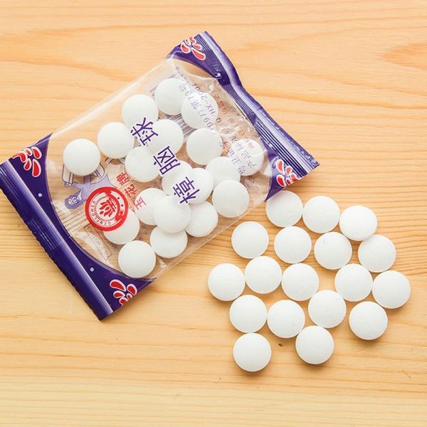 

20pcs/bag camphor ball wardrobe shoe odor removal insect-resistant moth-proof natural camphor ball pest control other housekeeping organiz