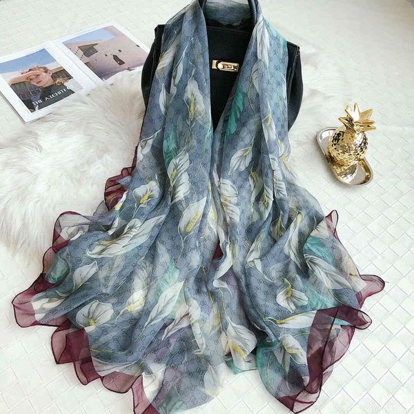 

дизайнерский совершенно новый женский шарф роскошный супер длинный платок модный женский мягкий шарф heescarf hee, Blue;gray