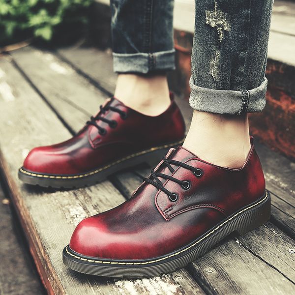 

2019 autumn brand breathable men's oxford shoes dress shoes men flats fashion casual men chaussure hommef2-52, Black