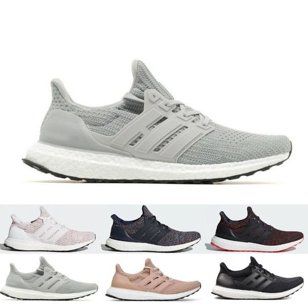 

With Box Ultra boost 3.0 4.0 Running Shoes Stripe Balck White Oreo Primeknit Men Women ultraboost 3.0 4.0 Designer sport Sneakers 36-45