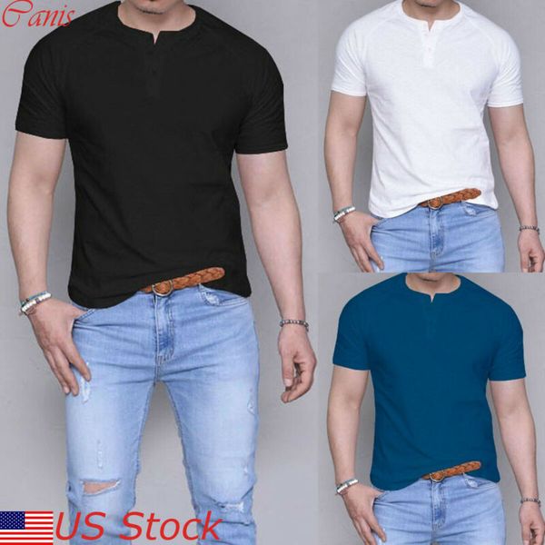 

men slim fit o neck short sleeve muscle tee shirts casual t-shirt blouse men casual tees clothing, White;black
