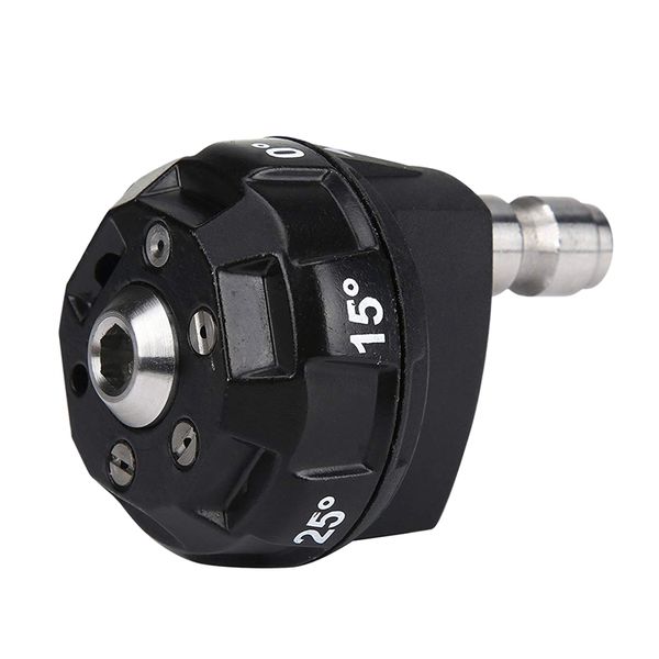 

pressure washer 6-in-1 spray nozzle tip, quick change over and easy adjustable patterns, 1/4in quick connector max 4000 psi