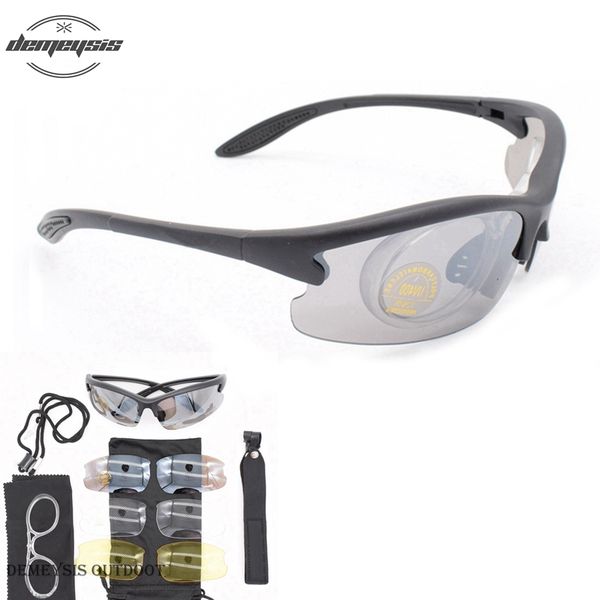 

tactical army c3 glasses & goggles 4 lens outdoor sport glasses for hiking