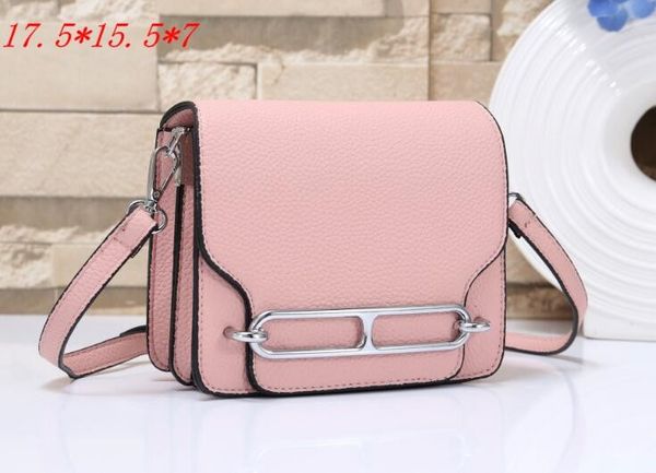 

new orignal real genuine leather lady messenger bag fashion satchel shoulder bag handbag for women pink mobile phone purse