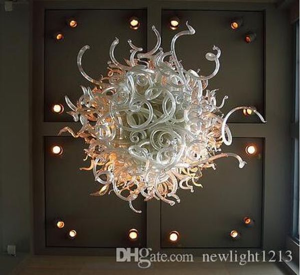 

modern chandeliers lighting white color led light source murano glass chandelier for wedding