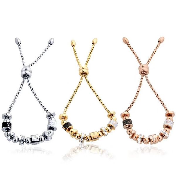 

2020 luxury designer jewelry women bracelets fashion designer bangles cuff bracelet bead bracelet, Golden;silver