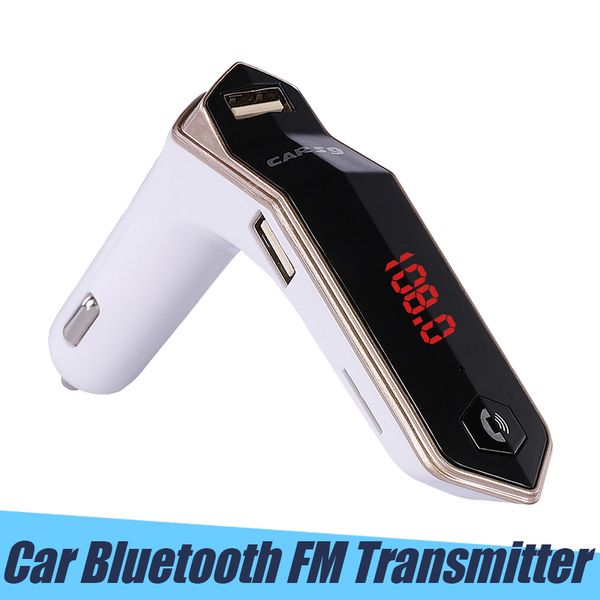 

s9 car charger bluetooth car kit hands fm transmitter wireless car mp3 music player auto fm modulator lcd display usb charger