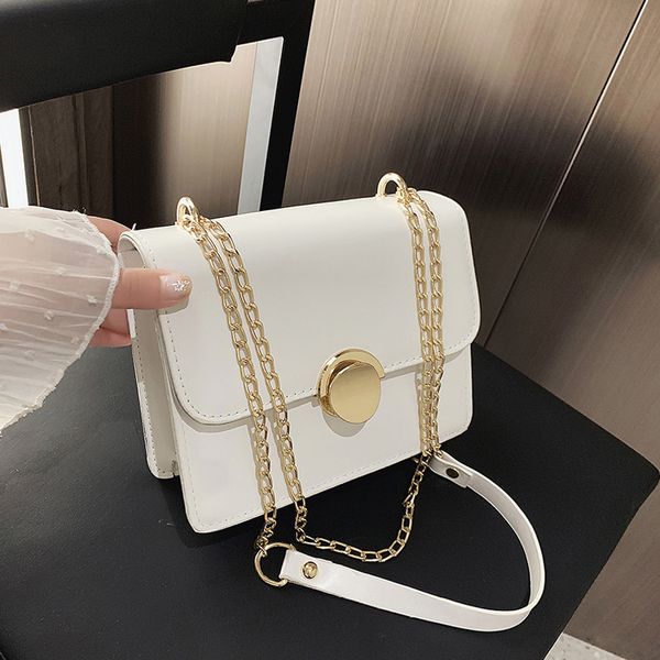 

chispaulo spring autumn vintage ladies hand bag solid color small chain bag pu leather womens bags handbags