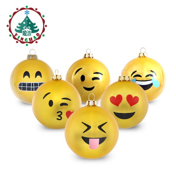 

black friday deals 8cm cute face expression balls kids toys christmas decoration face ball gifts for 2018 year merry christmas