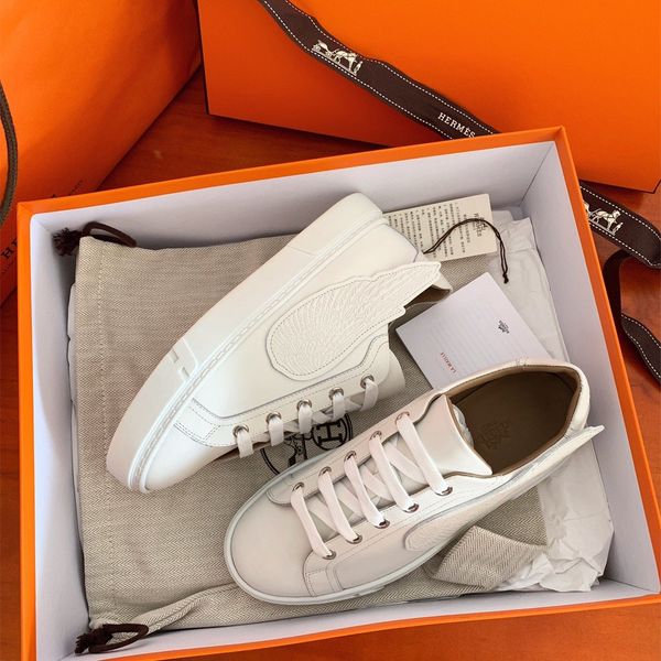 

new style high-end luxury ladies casual sneakers four seasons women's shoes fashion brand platform angel wings pattern hnrsd, Black