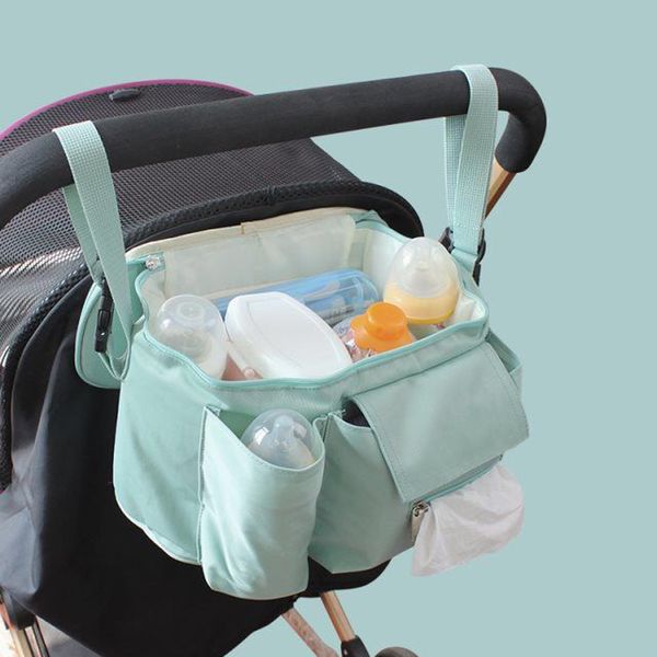 

seckindogan baby stroller bag large capacity diaper bags outdoor travel hanging carriage mommy bag infant care organizer
