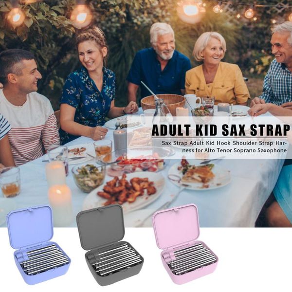 

outdoor collapsible tableware portable folding reuse knife fork spoon straw set camping travel dinnerware supplies