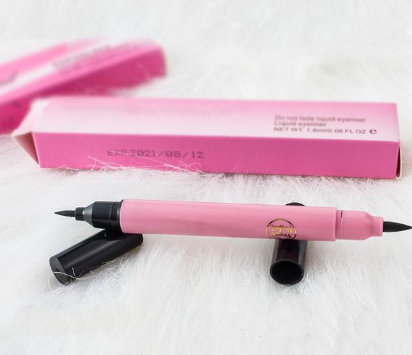 

new makeup peach perfect do not fade liquid eyeliner waterproof doubel-end black eyeliner pen 1.8ml