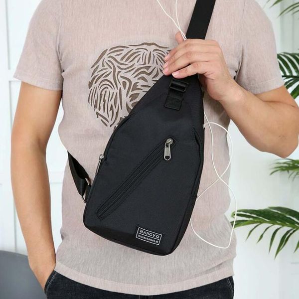 

2019 wholesale men one shoulder inclined bag leisure chest bag oxford cloth women mobile bag high-capacity sport&outdoor packs day packs s40