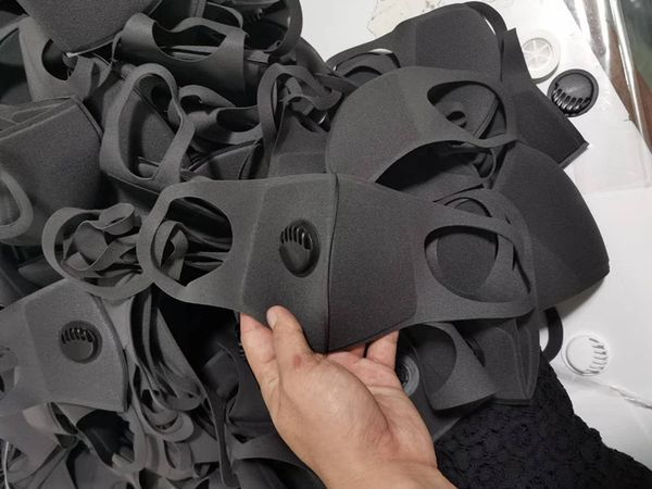 

sponge face mask dust mask filter pm2.5 air pollution winter mouth reusable with breathing valve haze dust washed men women