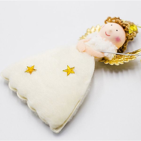 

christmas decoration angel girl baby fabric plush doll pendant