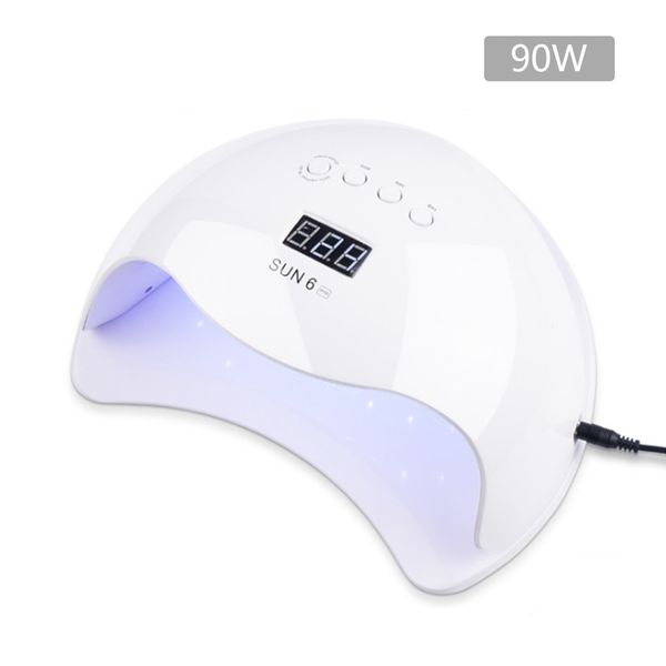 

manooby 36 led nail dryer sun 6 pro led lamp 90w nail dryer auto sensor timer lcd display lamp for manicure gel polish
