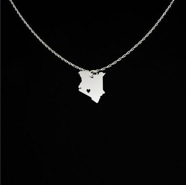 

personalized kenya jewelry customized names or letters copper kenya necklace gift for men and women yp4082, Silver