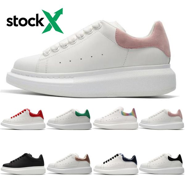 

fashion casual shoes for men women triple white black red green grey pink suede fashion luxury platform sneakers eur 36-45