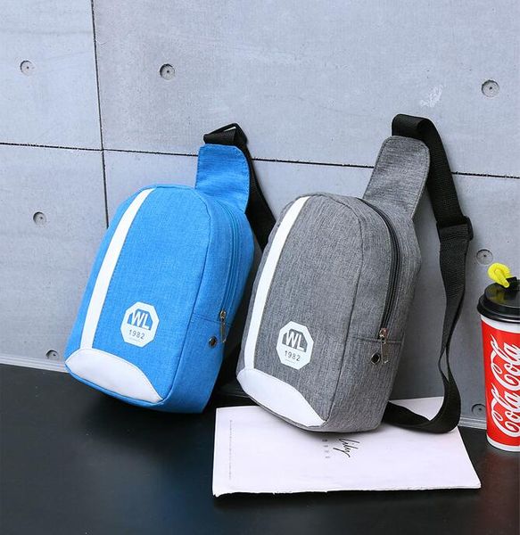 

2019 wholesale men one shoulder inclined bag leisure chest bag oxford cloth women mobile bag high-capacity sport&outdoor packs day packs