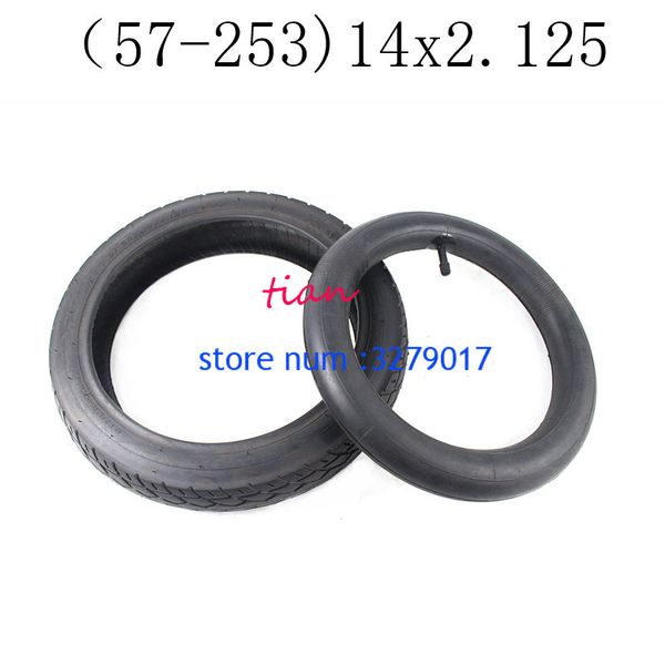 

14 inch wheel tire 14 x 2.125 / 54-254 tyre inner tube fits many gas electric scooters and e-bike 14*2.125 tire