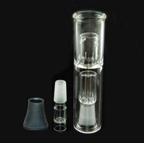 Vidro Bubbler da tubulação de água com silicone adaptador para Pax2 / Pax3 Ar-Solo adaptador da haste Hydrotube Bubbler