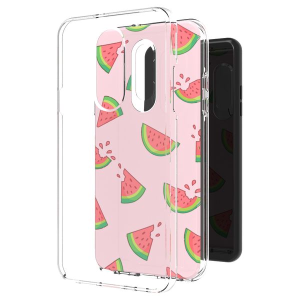 

For iphone x xr x max 8 8 plu minute urface ca e hockproof ca e tran parent back cover frame protective phone cover ca e oppbag