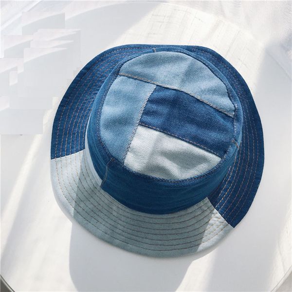 

cotton hat women summer hats hop caps and panama hat denim bucket hip cap solid wide brim bucket beach fishing washed patchwork urjpx, White;black