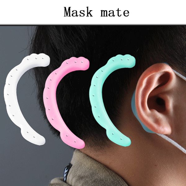 Одна пара уха Крючков для маски наушники Силиконового клипа Маски ушного крючка Ear Hook Вешалка универсальной гарнитура доставки
