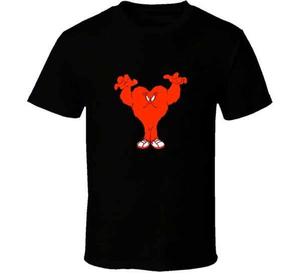 

gossamer looney tunes cartoon t-shirt round neck tee shirt, White;black