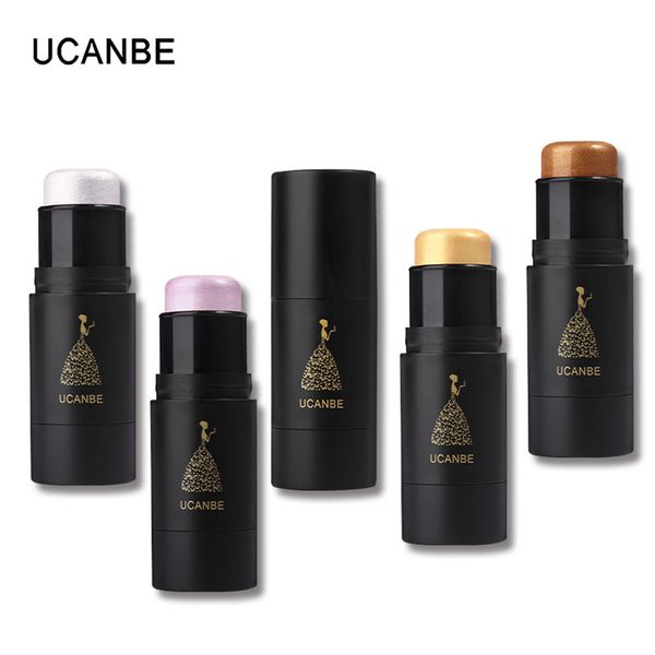 

ucanbe 6 colors makeup bronzers & highlighters highlighter contour stick 3d face shimmer brighten highlighting skin concealer