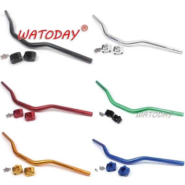 

28mm 1 1/8" motorcycle fat handlebar handle + cnc mounting clamp adaptor