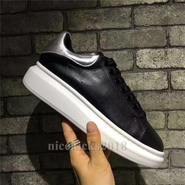 

handsome designer casual shoes women mens daily lifestyle skateboarding shoe luxury trendy platform walking trainers personality trainer, Black