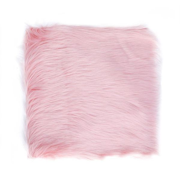 

carpets 2021 faux sheepskin chair cover multicolors warm hairy wool carpet seat pad long skin fur plain fluffy area rugs washable