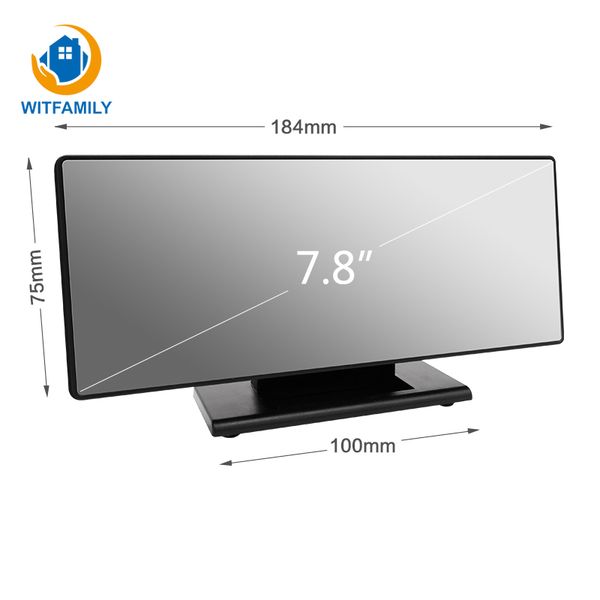 

digital night lights led large alarm clock usb mirror watch table electronic snooze deskdisplay clock decoration