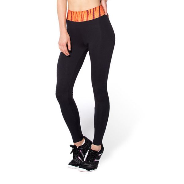 

elastic trousers slim lady tight fitness running black sports trousers