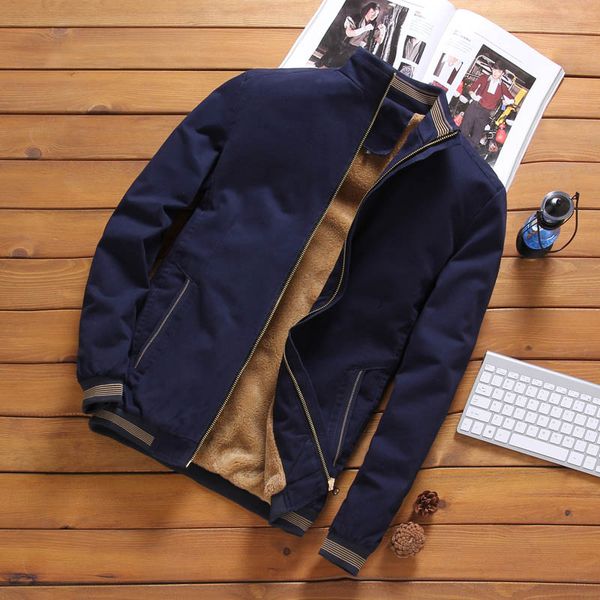 

new 2019 men's autumn winner threaded cuff warm hoodie jacket comfortable mens coat asian size 4xl, Black;brown
