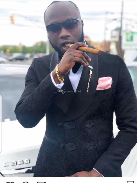 

black embossing tuxedos groom wedding men suits mens wedding suits tuxedo costumes de smoking pour hommes men(jacket+pants+tie) 041, Black;gray