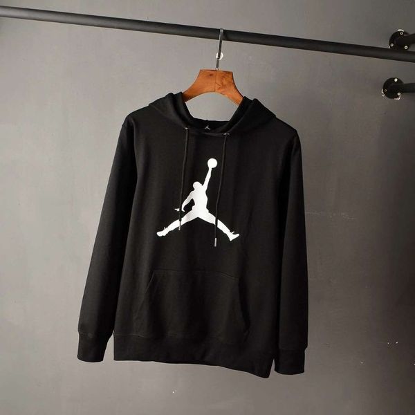 

2020 весной и осенью мужские и женские моды свитер с капюшоном мужской и женской хип-хоп улица jumpman потерять случайное длинный рукав паль, Black