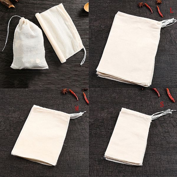

10 шт. / лот 10x15 / 15x20 / 20x30cm пустые пакетики чая ароматические чайные пакетики со струной heal seal фильтр бумага для травы рассыпно