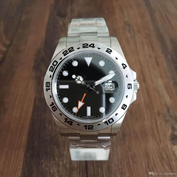 

Luxury Watch 42MM White Dial Explorer II Ref.216570GMT Format Automatic Mechanical Watch Explorer Series Sapphire Mirror