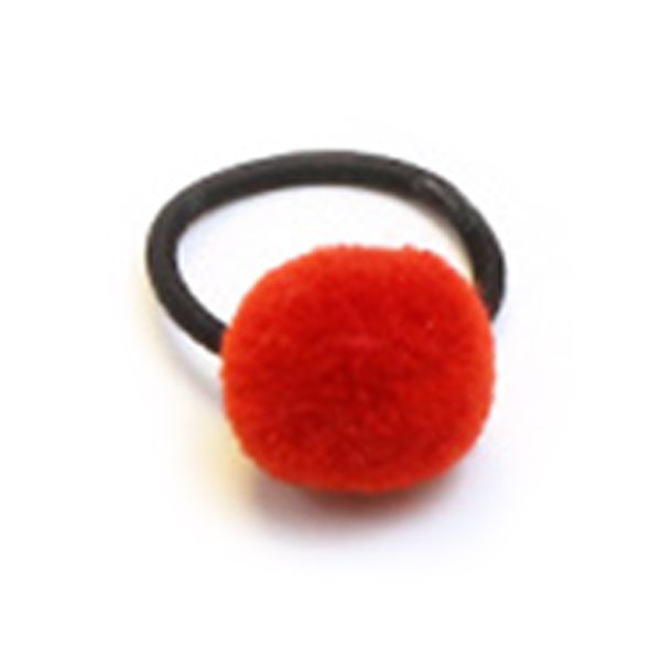 

kids girls hair bands with fur ball rope cute elastic hair accessories children dxad