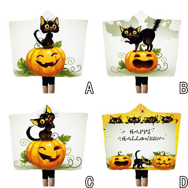 

halloween hooded blanket cloak cap blanket air conditioning 150x200cm