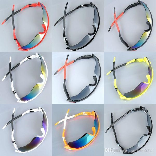 

only sun glasses 9 colors sunglasses men bicycle glass nice sports sunglasses dazzle colour glasses ing, White;black