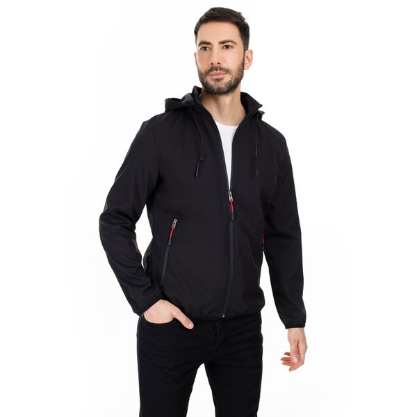 

buratti hooded coat male coat 497baruto, Black
