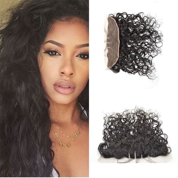 Brazilian Human Hair 13x4 Lace Frontal Closure With Baby Hair Free