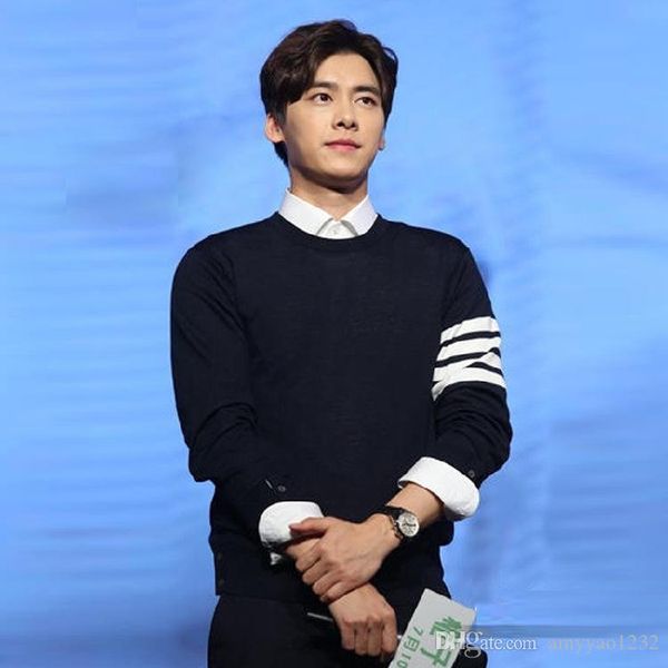 

33 2019 весна лето бренд тот же стиль большой размер пуловер свитер серый синий роскошная мода женская одежда цзясин, White;black